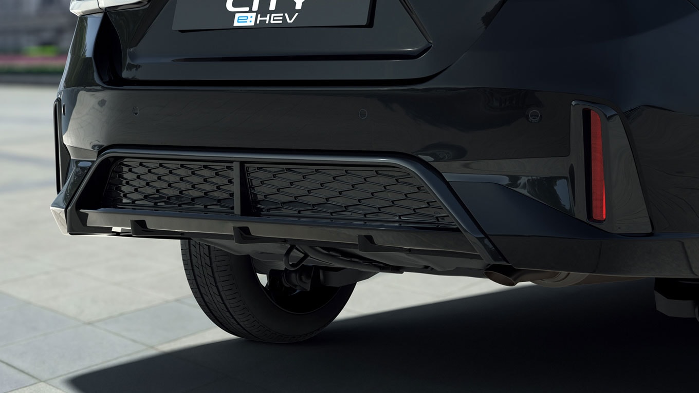 New City matrix-mesh bumper garnish
