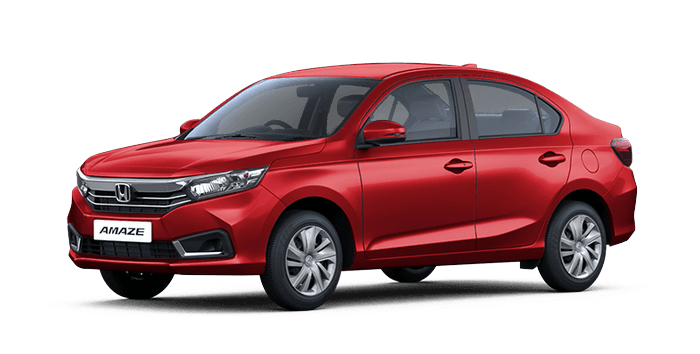 Honda Amaze 2nd Gen in Radiant Red Metallic