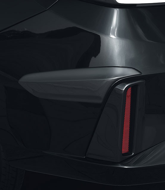 City e:HEV rear bumper garnish