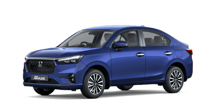 Honda New Amaze compact sedan, complete studio product shot