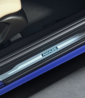 New Amaze illuminated scuff plates