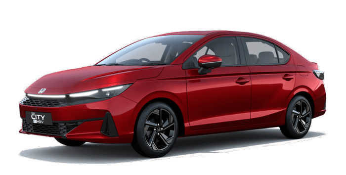 Honda New City sedan, complete studio product shot