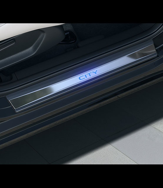 New City illuminated scuff plates